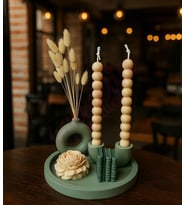 Mumelia Candles Teşekkür Işığı - Doğal Soya Dekoratif Mum Seti