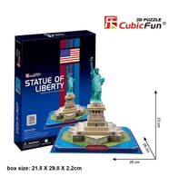 Cubic Fun 3D 39 Parça Puzzle Özgürlük Anıtı - ABD