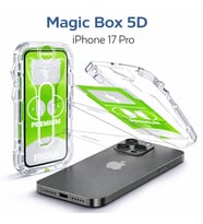 iPhone 17 Pro Epro 5D Şeffaf Ekran Koruyucu Cam – Full Kaplama