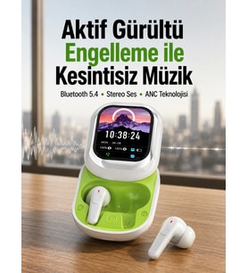 Gürültü Engelleyici Uzun Pil Ömürlü Stereo Bluetooth Kulak İçi Kulaklık