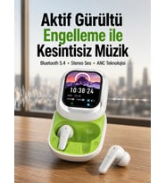 Gürültü Engelleyici Uzun Pil Ömürlü Stereo Bluetooth Kulak İçi Kulaklık