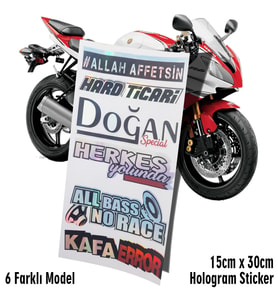 allah affetsin ticari hologram sticker set motosiklet kelebek cam bisiklet atv scooter araba uyumlu
