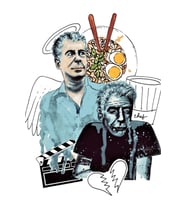 Şef Anthony Bourdain Tablo Ahşap Poster Dekoratif