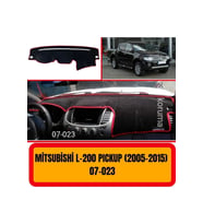 Mitsubishi L 200 Pickup 2005-2015 Ön Örtüsü Göğüs Panel Torpido Koruma Koruyucu Kılıfı Halısı