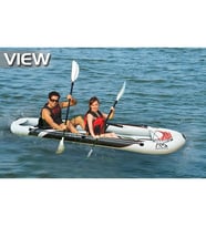 Aqua Marina Unisex Kayak View Çift Kişilik Çok Renkli Standart SU BOT