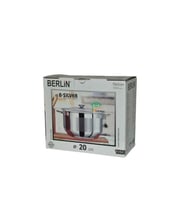 Paslanmaz Çelik Derin Tencere 20x10 cm, Dayanıklı ve Şık Tasarım