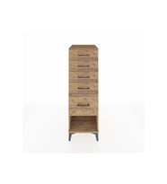 Kronos Dolap 5 Çekmeceli 44x59x134 Çam-Çam