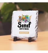 Sınıf Öğretmenlerine Hediye Taş Baskı