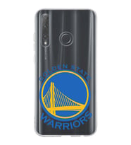 Huawei Honor 20 Lite Uyumlu Kapak Golden State Warriors Tasarımlı Şeffaf Silikon Kılıf