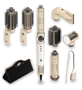 Cecotec AirGlisse 8'i 1 Arada Champagne Saç Şekillendirici, 1400 W, 110.000 RPM, Plazma Teknolojisi