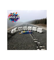 Atölye Lavi Shop TREN 6'LI SET ANNE ÇOCUK ETKİNLİK SETİ