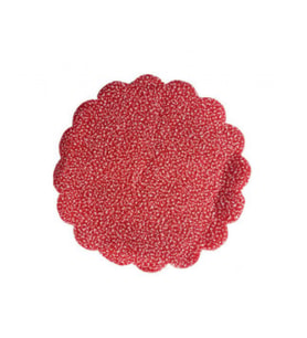 Organze karlı 24cm kırmızı p100-