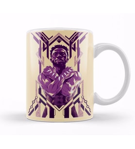 Black Panther Wakanda Forever Kupa Bardak Porselen