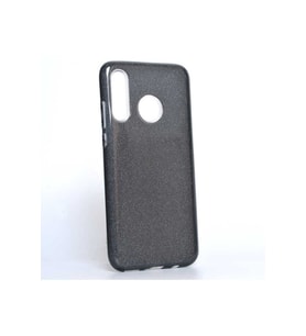Huawei P30 Lite Uyumlu Kılıf Zore Shining Silikon (Siyah)