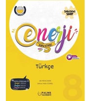 Palme Yayıncılık 8. Sınıf LGS Türkçe Enerji Soru Bankası Yeni