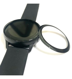 Samsung Galaxy Watch Active 2 40mm Full Ekran Nano Saat Koruyucu (Siyah)
