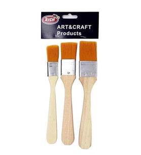 Ekonomik Sarı Kıl Fırça Seti 3lü