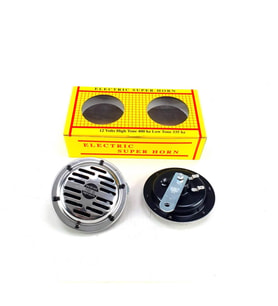 Hella Korna Çiftli 12 Volt Nikel Korna Süper TON BÜYÜK BOY 13 CM