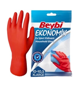 Beybi Ekonomik Temizlik Eldiveni Çift - NO: 10 - x 12 Adet