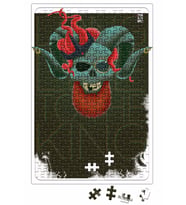 Skull Litch Branca Puzzle 240 Parça Yapboz