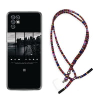 INFINIX Note 11 Pro Note 10 Hot 9 Play Kılıf Boyun Asklı Rasta Silikon New York 1612