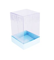 Asetat Kutu Altı Karton 5X5X8 CM (50 Adet)  Mavi