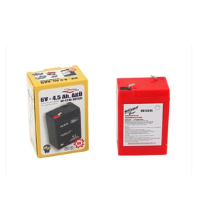 Pilsan 6 volt 4,5 Amper/Ah Performans Akü Kırmızı