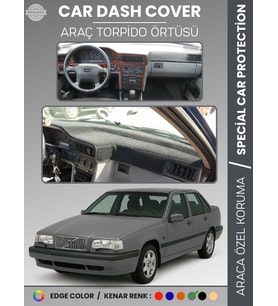 VOLVO 850 (1991-1997) Torpido Örtüsü Ön Göğüs Koruma Torpido Koruma Tam Uyum Araca Özel UV Koruma