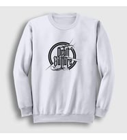 Presmono Unisex Beyaz Logo V2 Orbit Culture Sweatshirt 454468tt (Beyaz)