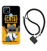 Realme C11 C21 C21Y C25Y C11 2021 Kılıf Boyun Askılı Silikon Cat G 1677