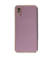Xiaomi Redmi 9a Kılıf Volet Silikon - Mor