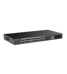 RUIJIE 24port 370w FULL PoE RG-ES228GS-P GIGABIT 2-FSP 2-Uplink Yönetilebilir Switch