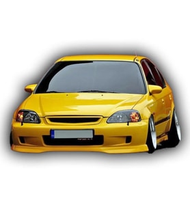Honda Civic Typer Ön Ek Mat Siyah Plastik Karlık 1999-2001