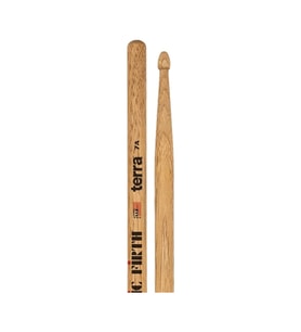 Vic Firth V7AT American Classic 7A Terra Baget Doğal Cila - Organik Hissiyat - Ahşap Uç