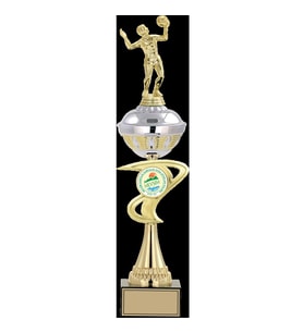 ODAK KUPA - Figürlü Kupalar - Voleybol Kadın Figürlü Kupalar FG-065 A - 50 cm