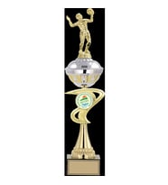 ODAK KUPA - Figürlü Kupalar - Voleybol Kadın Figürlü Kupalar FG-065 A - 50 cm