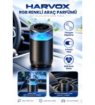 Harvox HX-CF002 Akıllı Araç Parfümü LED Işıklı Buhar Efektli Oto Kokusu Difüzör