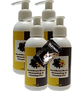 Süper Buck Thorn Weed Slimming Bakım 4X150 ml + 1 Adet Jel ile