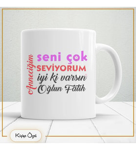 Kişiye özel Annelere Özel Hediye Çay Kahve Kupa Bardak-anne12