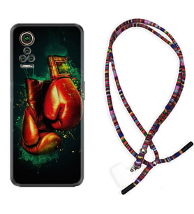 General Mobile GM 21 Pro GM 22 Pro Plus Kılıf Boyun Asklı Rasta Silikon Boks Eldiveni 1763