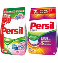 Persil Matik Toz Çamaşır Deterjanı 7+7:14KG Gülün Büyüsü Renkli Beyaz+Color/Renkli (92 Yıkama)