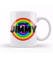 Jimmy Butler   Basketball gifts Vintage Retro Rainbow Quotes For BOYS AND Dad Kupa Bardak Porselen