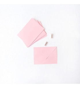Açık pembe standart zarf, 13x18 cm 25 adet