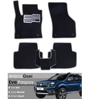 DACİA DUSTER (2009-2017) Uyumlu EVA Paspas Tam Set–Araca Özel,Su Geçirmez,Kolay Montaj