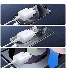 Joyroom JR-TCF20 20w Akım Korumalı USB-C Şarj Adaptörü (Beyaz)