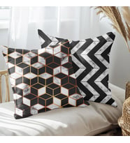 eJOYA Modern Tasarımlı 2'li Yastık İçi Ve Kırlent Kılıfı 45cm 113416