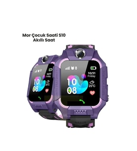 Pilelistore  S10 Mor Akıllı Çocuk Saati