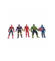 Yenilmezler Oyuncak Hulk Thanos Ironman Örümcek Adam Kaptan Amerika 5 Li Set Avengers