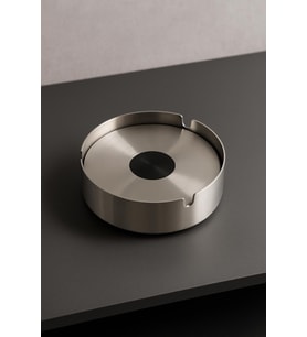 Paslanmaz Çelik Kapaklı Küllük 10 cm