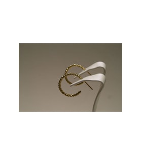 14 Ayar Altın Dorica (çap: 2 Cm) Halka Küpe